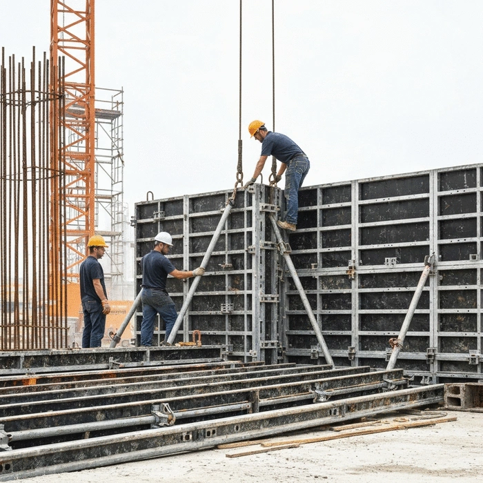 Step-by-Step Guide to Scheduling and Sequencing Aluminium Formwork Installation