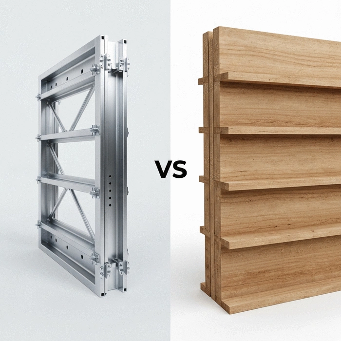 aluminium formwork vs timber formwork
