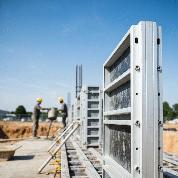 Structural Behavior Analysis of Aluminum Formwork Under Concrete Load Conditions