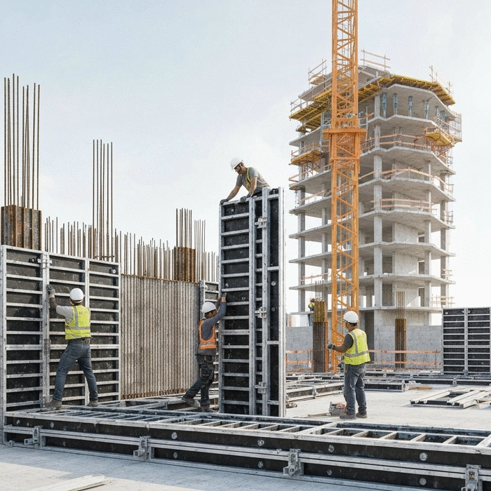 Aluminium Formwork in High-Rise Projects
