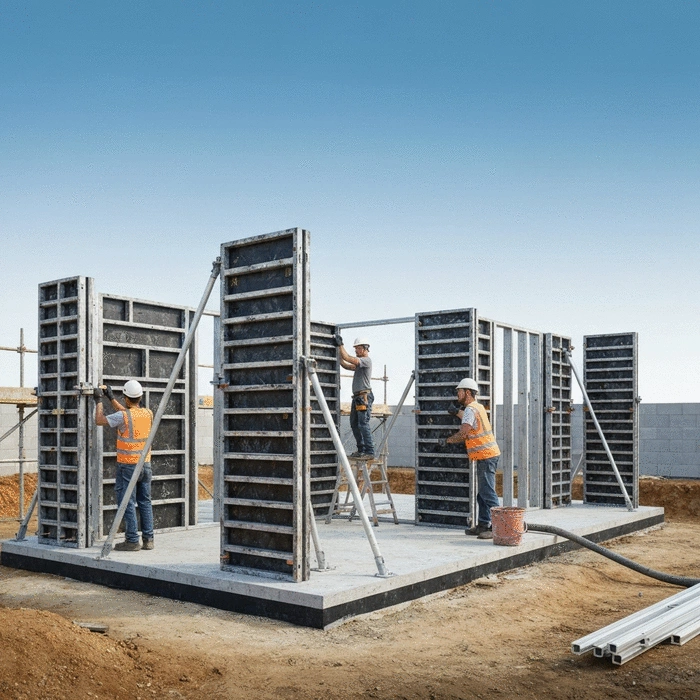 aluminium formwork for residential buildings
